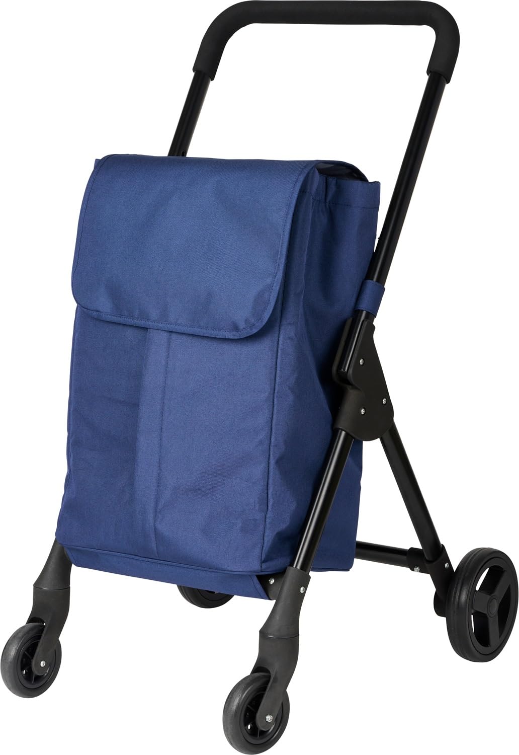 REP 前押し4輪カート NAVY サイズ:バッグ:約W32 D22 H49/カート:約H87 558300 Amazon｜REP 前押し4輪カート NAVY サイズ：バッグ：約W32 D22 H49